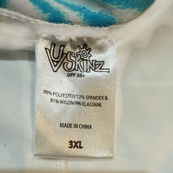 UV Skinz Blue & Green Pull On UPF 50+Athletic & Swim Skort Pocket Women's 3XL - Picture 8 of 10